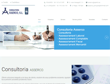 Tablet Screenshot of consultoriaasserco.com